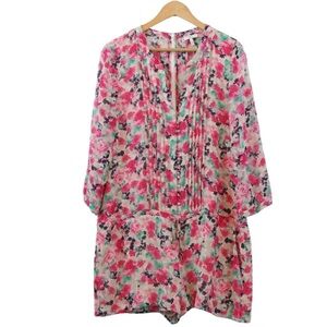 Joie Silk Floral Printed Amara Romper